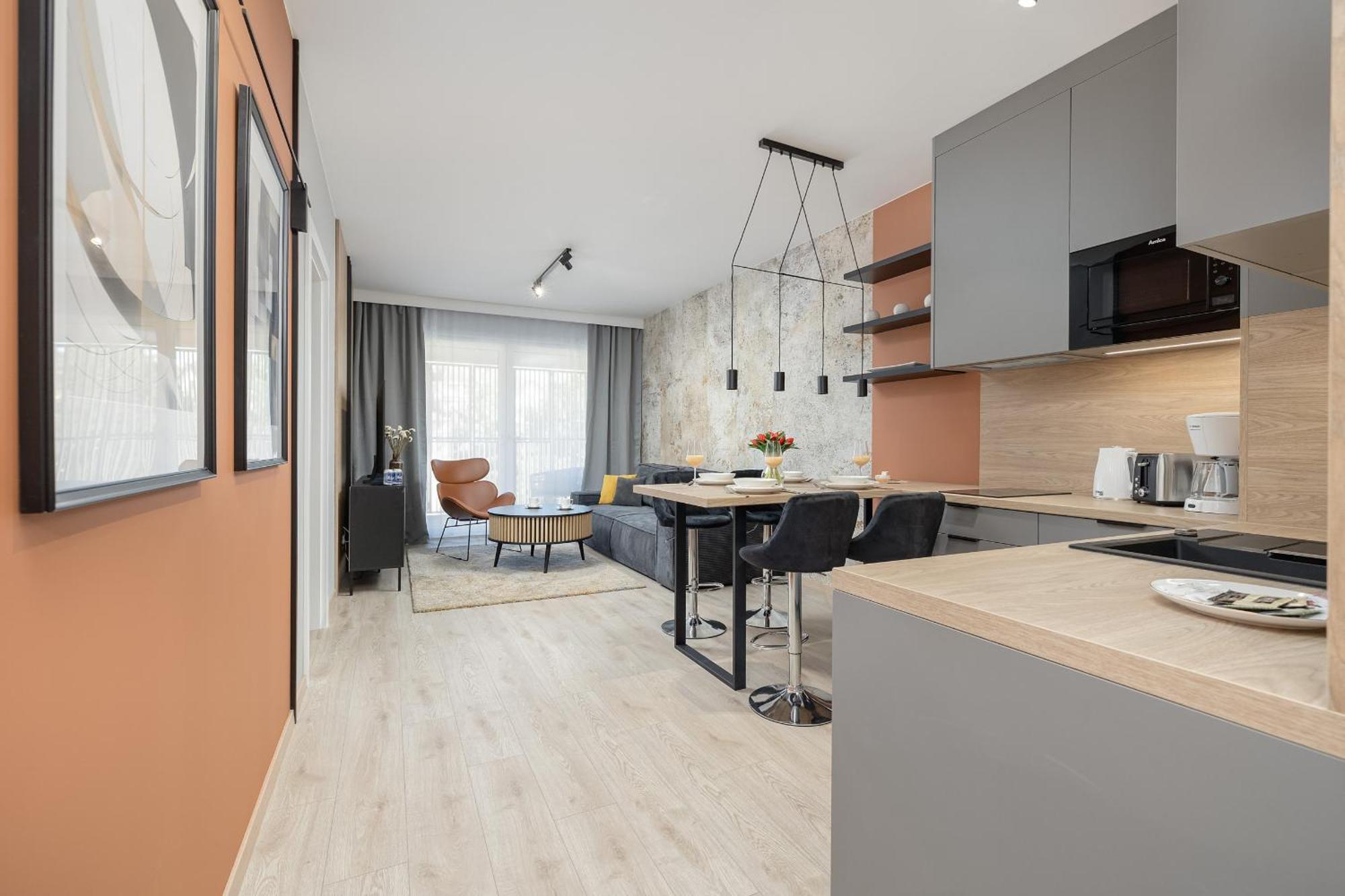 Nowoczesny I Elegancki Apartament A212 Z Balkonem I Parkingiem By Noclegi Renters Miedzyzdroje Eksteriør bilde